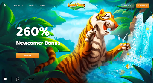 lucky tiger casino homepage